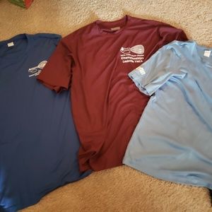 4 dry-fit men's Racquetball T-shirts Large